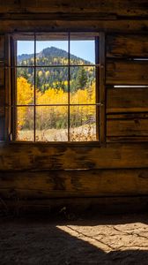 Preview wallpaper window, light, house, wooden