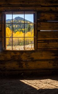 Preview wallpaper window, light, house, wooden