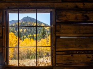 Preview wallpaper window, light, house, wooden