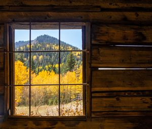 Preview wallpaper window, light, house, wooden