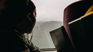 Preview wallpaper window, loneliness, headphones, travel