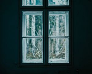 Preview wallpaper window, pillow, dark
