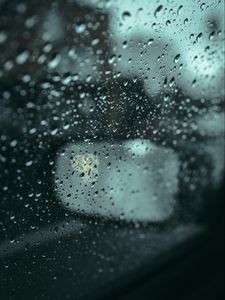 Preview wallpaper window, rain, drops, mirror, car, macro