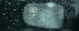 Preview wallpaper window, rain, drops, mirror, car, macro