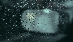 Preview wallpaper window, rain, drops, mirror, car, macro