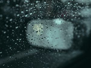 Preview wallpaper window, rain, drops, mirror, car, macro