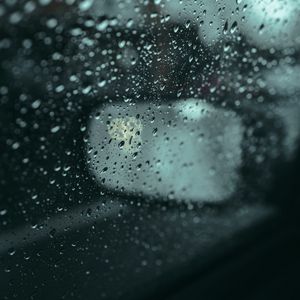 Preview wallpaper window, rain, drops, mirror, car, macro