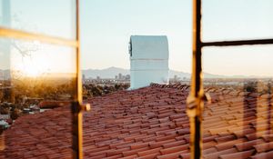 Preview wallpaper window, roof, tile, building, overview