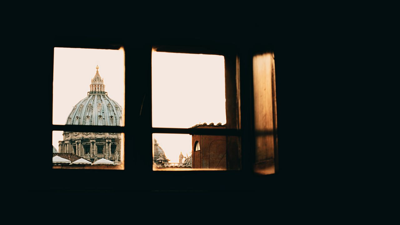 Wallpaper window, roof, vatican, architecture
