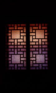 Preview wallpaper window, stained glass, dark, darkness