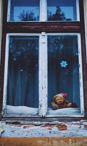 Preview wallpaper window, teddy bear, vintage