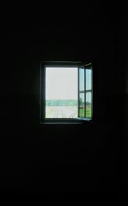 Preview wallpaper window, wall, black