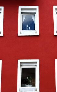 Preview wallpaper windows, building, wall, red, facade