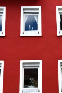 Preview wallpaper windows, building, wall, red, facade