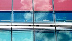 Preview wallpaper windows, facade, building, architecture, clouds