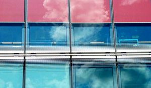Preview wallpaper windows, facade, building, architecture, clouds