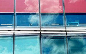 Preview wallpaper windows, facade, building, architecture, clouds
