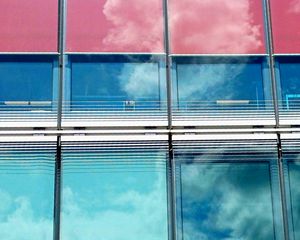 Preview wallpaper windows, facade, building, architecture, clouds