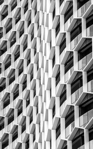 Preview wallpaper windows, honeycomb, facade, building, architecture