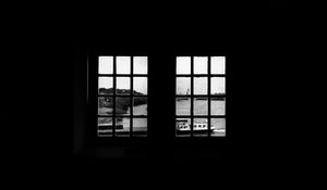 Preview wallpaper windows, view, black and white