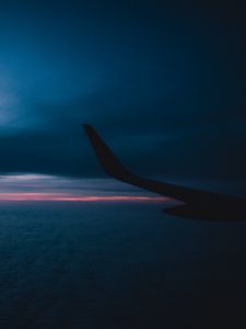 Preview wallpaper wing of the plane, sky, flight