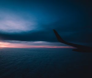 Preview wallpaper wing of the plane, sky, flight