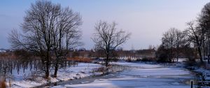 Preview wallpaper winter, ice, river, snow