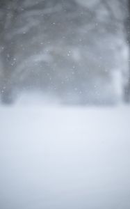 Preview wallpaper winter, snow, snowflakes, blur, white