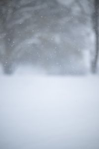 Preview wallpaper winter, snow, snowflakes, blur, white