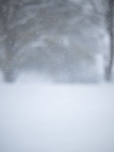 Preview wallpaper winter, snow, snowflakes, blur, white