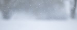 Preview wallpaper winter, snow, snowflakes, blur, white