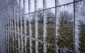 Preview wallpaper wire, frost, ice