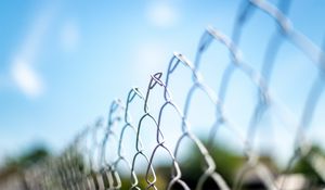 Preview wallpaper wire, grid, sky, blur