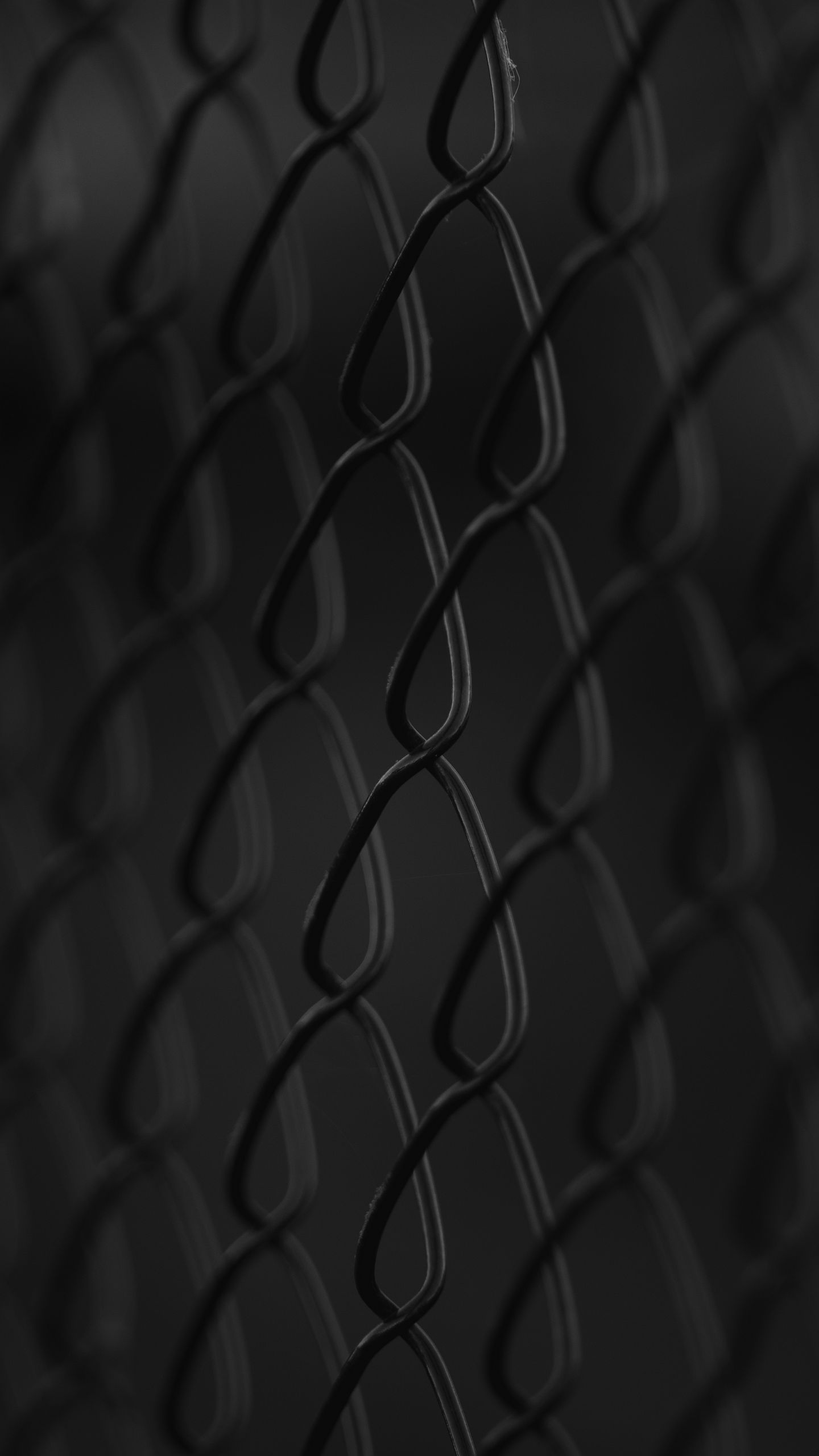 1440x2560 Wallpaper wire, mesh, black