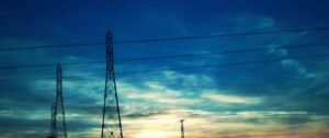 Preview wallpaper wire, sky, sunset