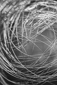 Preview wallpaper wire, weave, black and white, macro