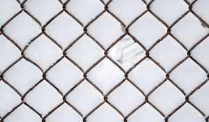 Preview wallpaper wire, weave, snow, macro, white