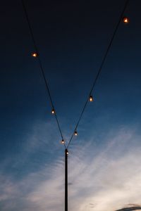 Preview wallpaper wires, lamps, lighting, sky