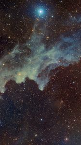 Preview wallpaper witch head nebula, nebula, stars, space