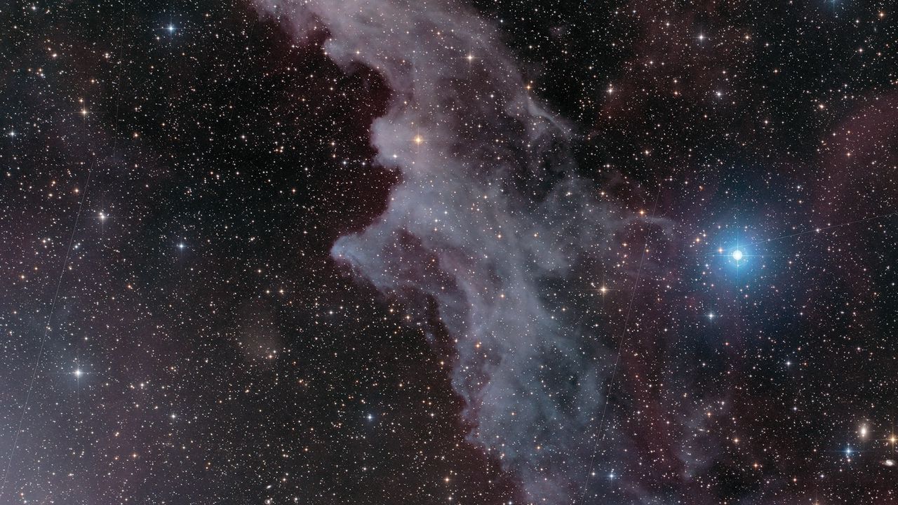 Wallpaper witch head nebula, space, universe, galaxy, stars