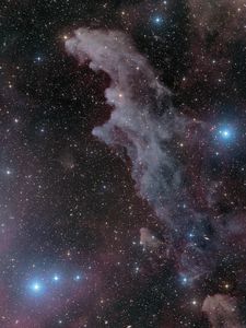 Preview wallpaper witch head nebula, space, universe, galaxy, stars