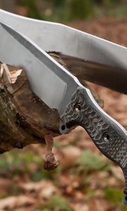 Preview wallpaper wood, blades, knives, steel, cold