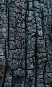 Preview wallpaper wood, coal, texture, black