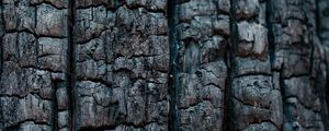 Preview wallpaper wood, coal, texture, black