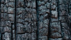 Preview wallpaper wood, coal, texture, black