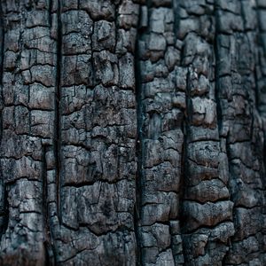 Preview wallpaper wood, coal, texture, black