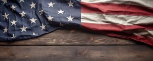 Preview wallpaper wood, flag, america, usa