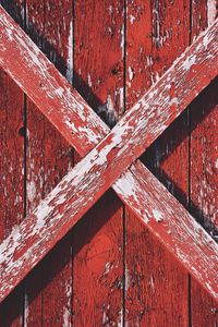 Preview wallpaper wood, paint, boards, intersection, texture, red