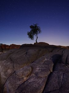 Preview wallpaper wood, stones, blocks, night