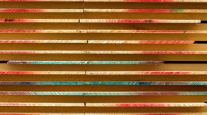 Preview wallpaper wood, stripes, texture, colorful